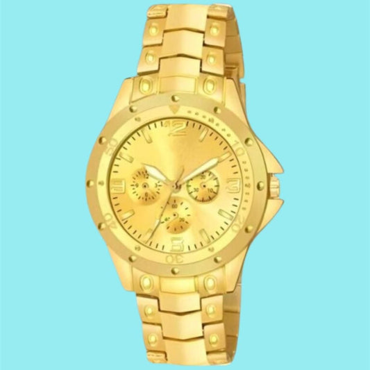 Men's Golden Stainless Steel Watches