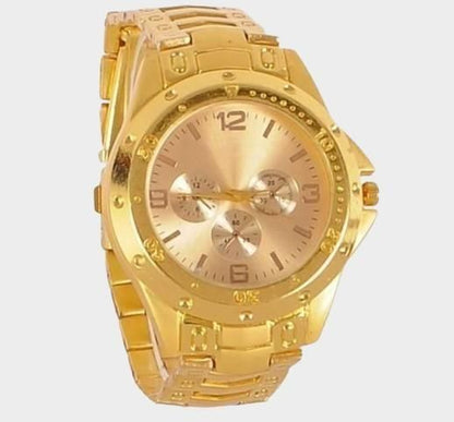 Men's Golden Stainless Steel Watches